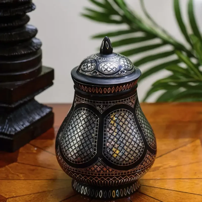 Royalty Lidded Curio Jar