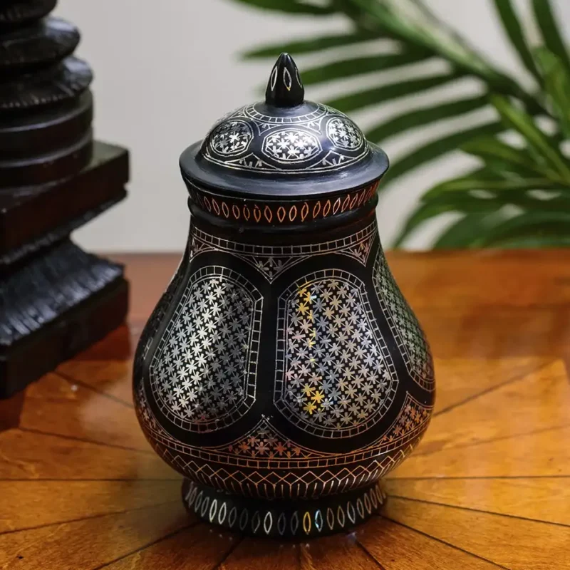 Royalty Lidded Curio Jar