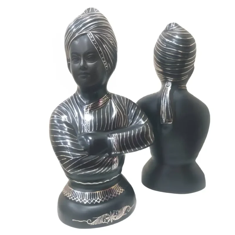 Handcrafted Bidriware Swami Vivekananda Statue