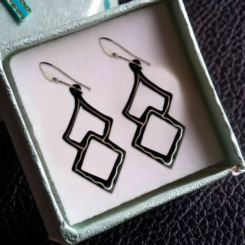 Ear Rings Double Shape