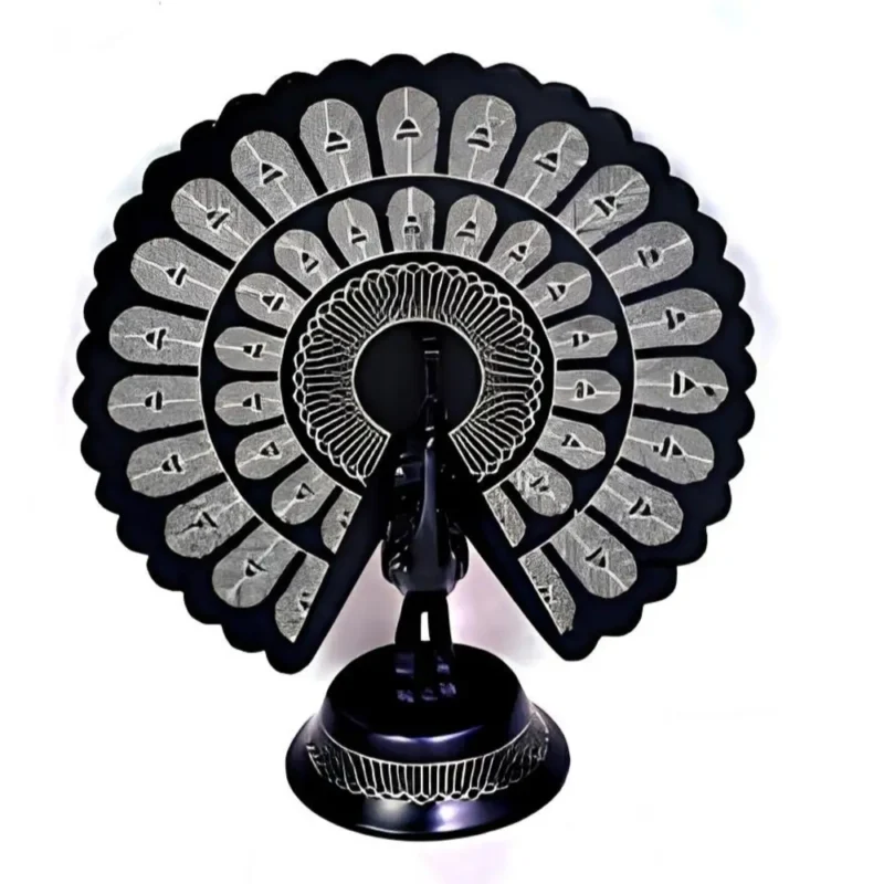Bidriware Peacock Pankh