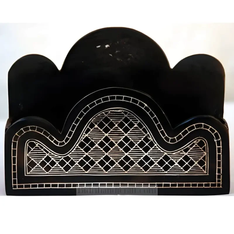 Bidri Visiting Card Holder Curved